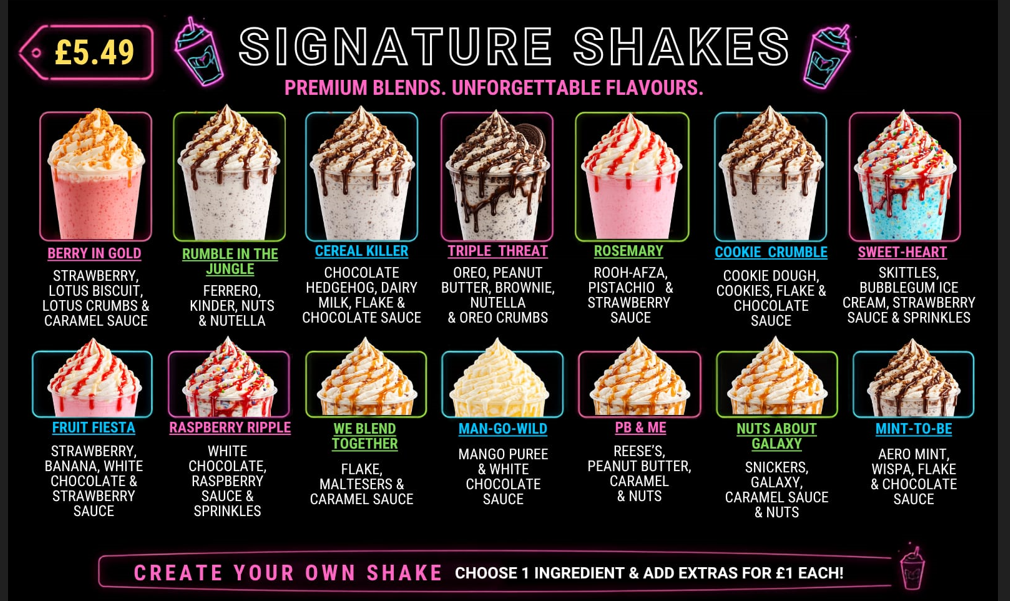 Sippie's Signature Shakes